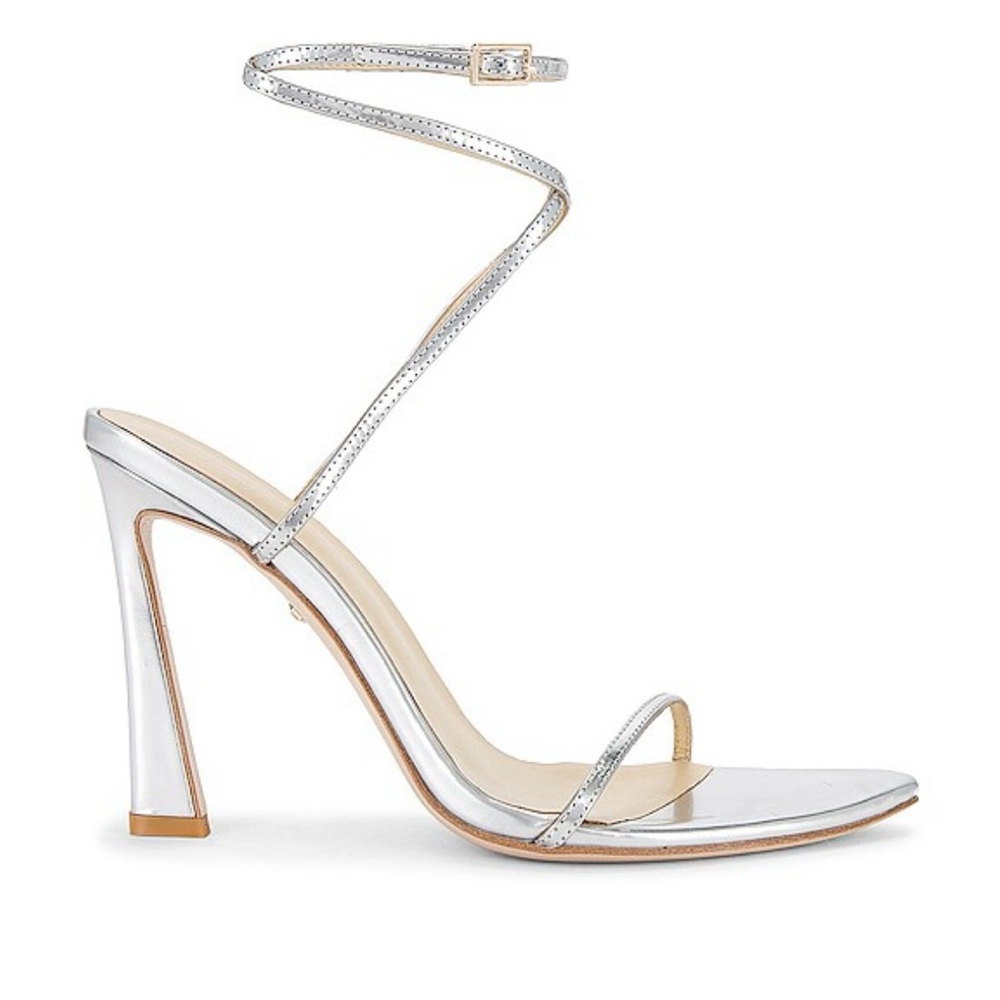 RAYE - Moxxi Heel in Silver Metallic